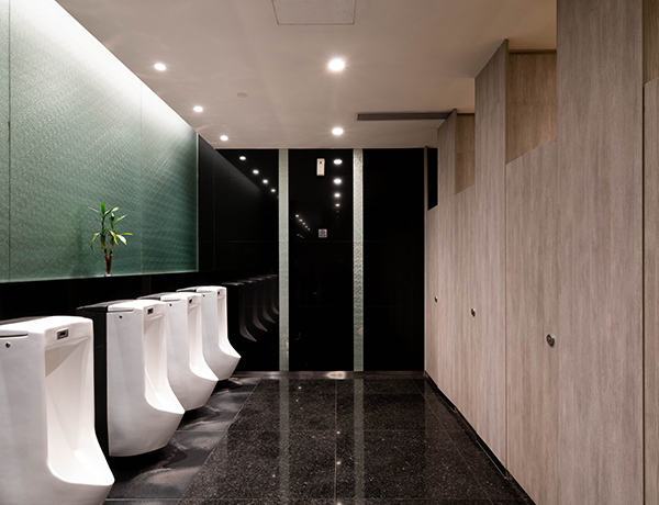 コンパクトなラミネートトイレパーティション